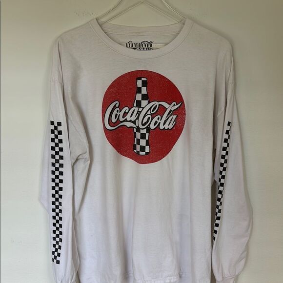 Coca Cola Other - Vintage Checkered Coca Cola Long Sleeve T-Shirt Size XL
